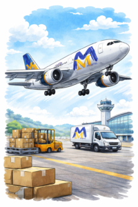 Transporte aéreo de mercancías